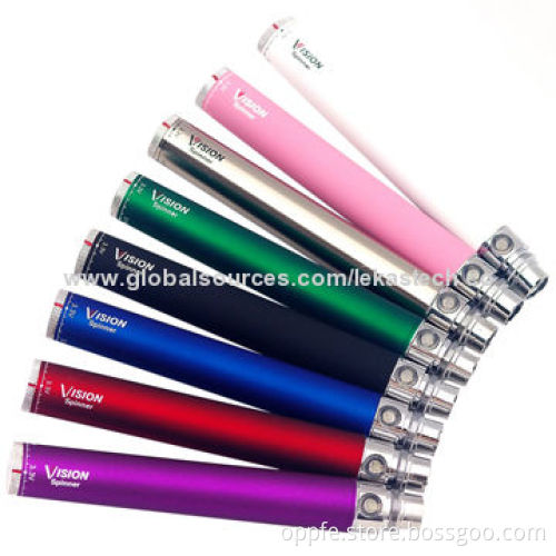 Vision Spinner 1300mAh Battery, Variable-voltage Vaporizer Twist Vape Pen, 1300 C